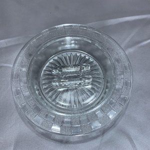 1980s H.A. Checkered Match Holder Ashtray